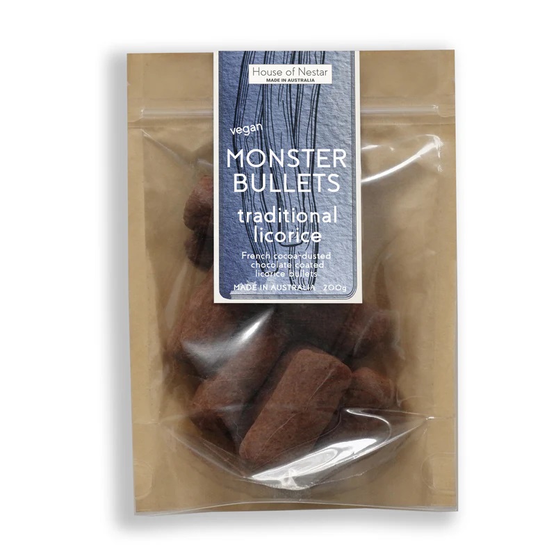 Monster Bullets Traditional Licorice 200g by HOUSE OF NESTAR
