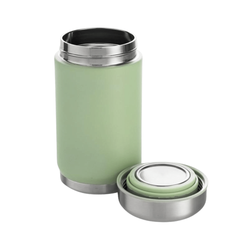 Insulated Food Flask Sage - Large 540ml by SEED & SPROUT