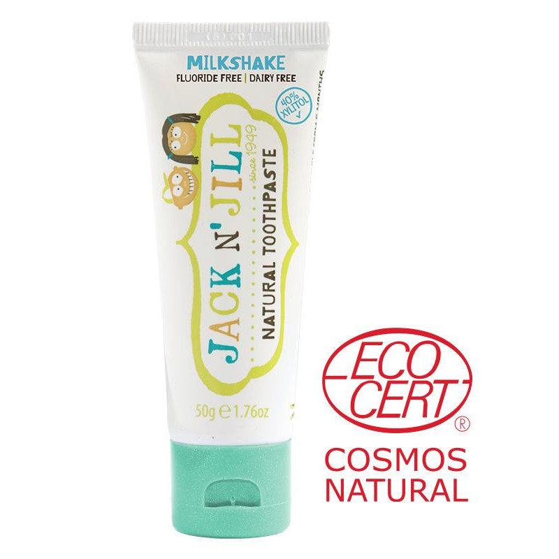 Natural Toothpaste Milkshake 50g by JACK N' JILL