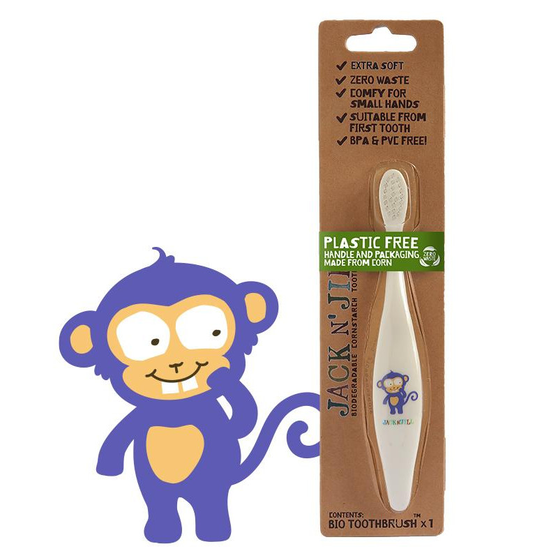 Bio Toothbrush Monkey by JACK N' JILL