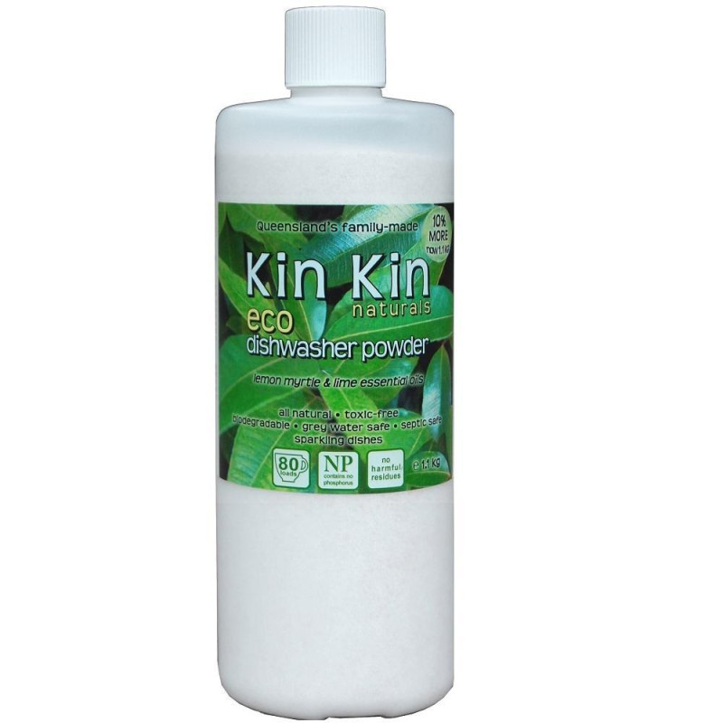 Dishwasher Powder Lemon Myrtle & Lime 1.1kg by KIN KIN NATURALS
