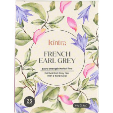 French Earl Grey Tea Bags (25) by KINTRA FOODS