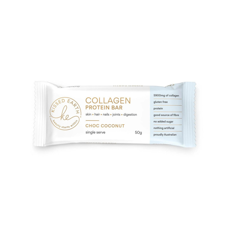 Collagen Bar - Choc Coconut 50g by KISSED EARTH