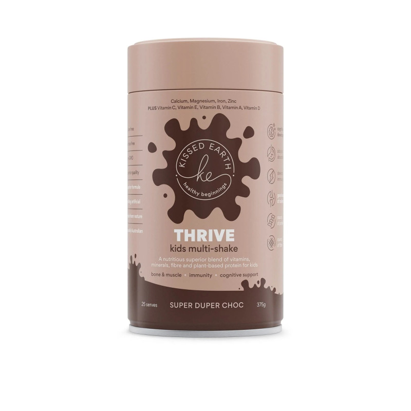 Thrive Kids Multi-Shake Super Super Choc 375g by KISSED EARTH