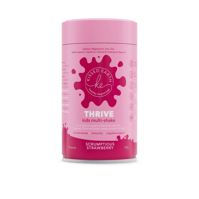 Thrive Kids Multi-Shake Strawberry 375g by KISSED EARTH