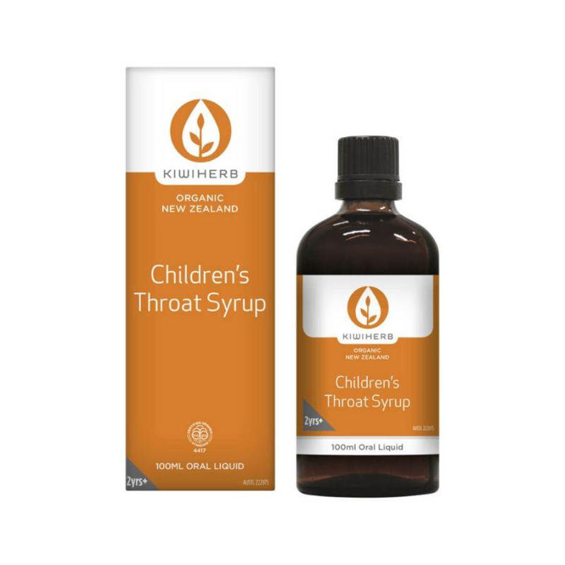 Children's Throat Syrup 100ml by KIWIHERB