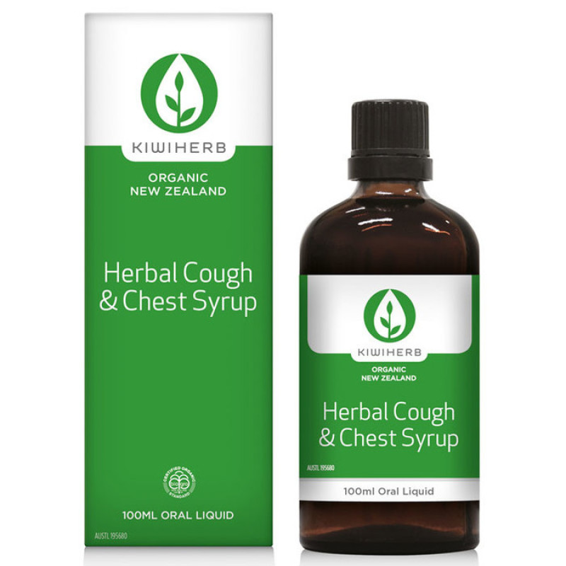 Organic Cough Syrup 100ml by KIWIHERB