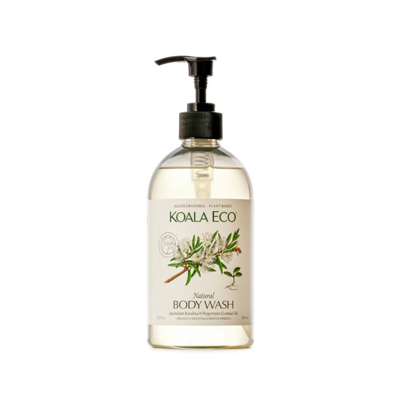 Natural Body Wash Rosalina & Peppermint 500ml by KOALA ECO