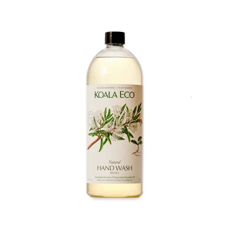 Natural Hand Wash Rosalina & Peppermint 1L by KOALA ECO