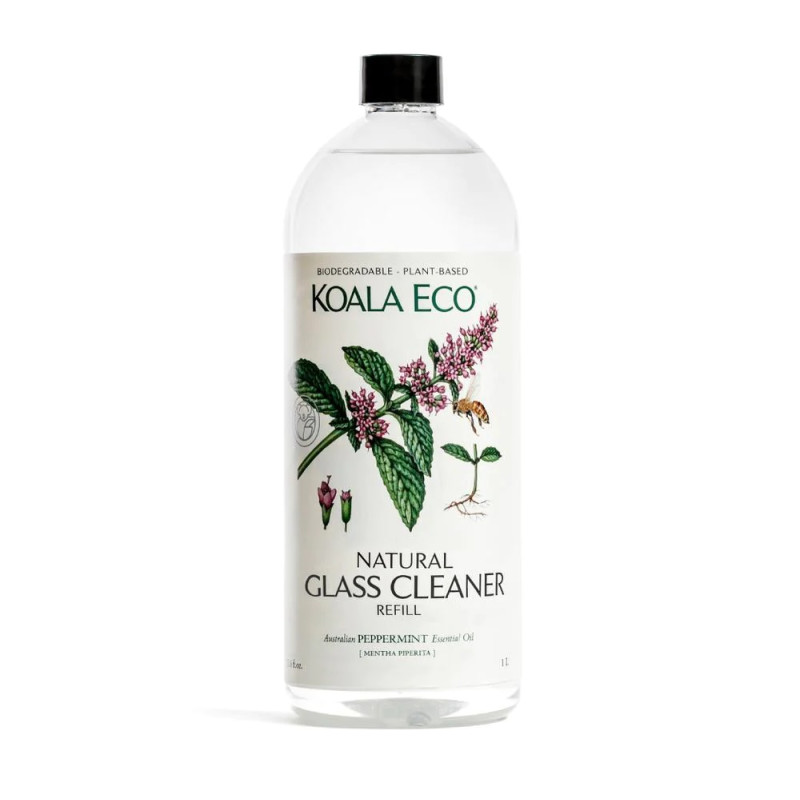 Glass Cleaner Refill Peppermint 1L by KOALA ECO