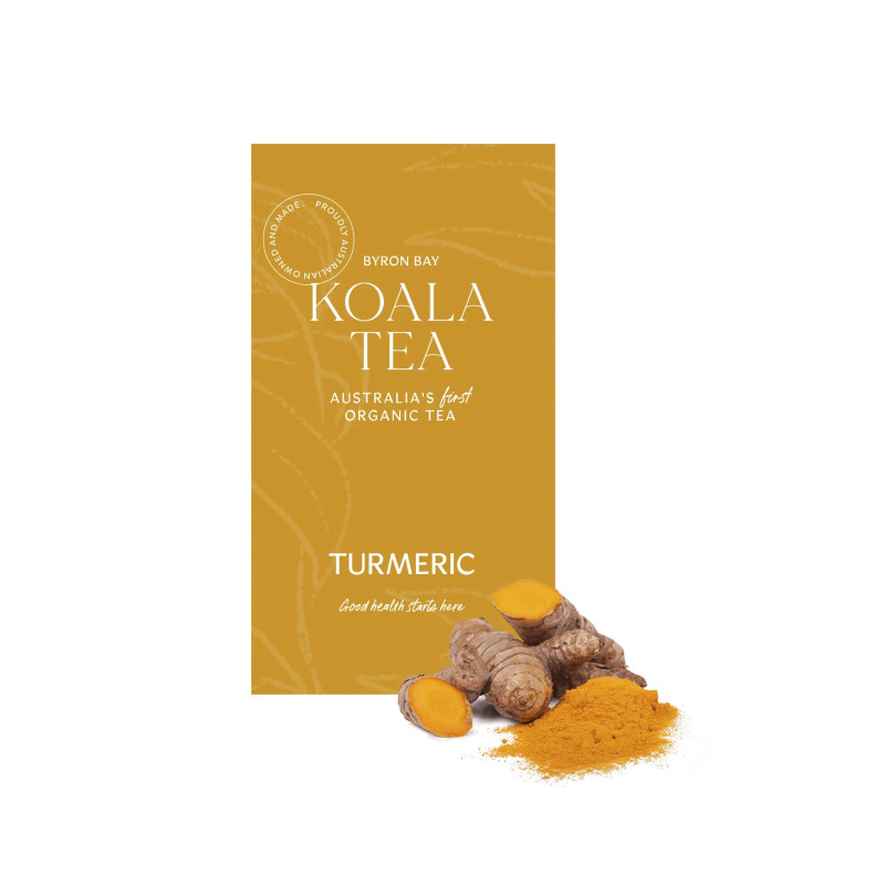 Organic Turmeric Tea Bags (20) by KOALA TEA