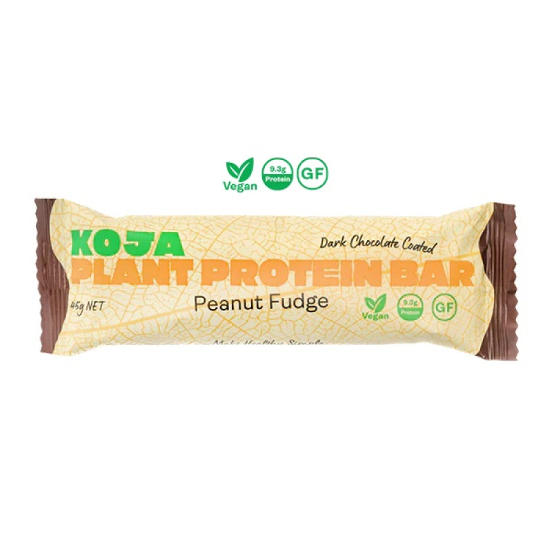 Plant Protein Bar Peanut Fudge 45g by KOJA