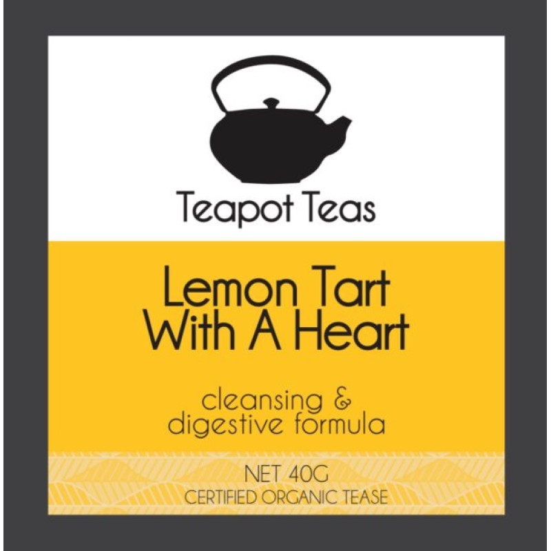 Lemon Tart With A Heart Tea by TEAPOT TEAS