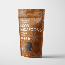 Good Macaroons Chocolate Coconut 125g by LITTLE BIRD ORGANICS