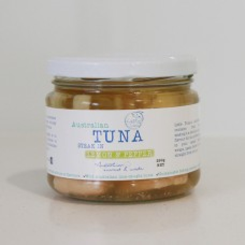 Australian Tuna Steak in Lemon & Pepper 290g by LITTLE TUNA