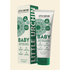 Baby Natural Clear Zinc Sunscreen SPF 50+ 100G by LITTLE URCHIN