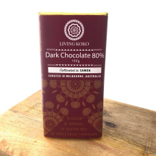 80% Dark Samoan Chocolate 100g by LIVING KOKO