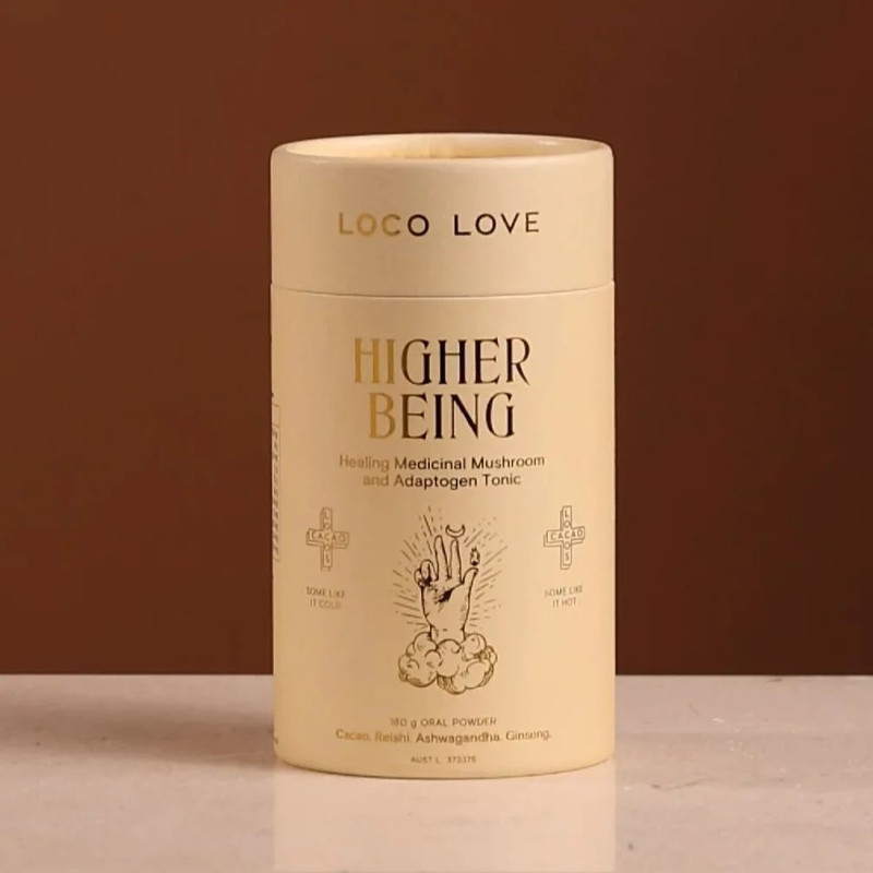 Higher Being Medicinal Mushroom & Adaptogenic Tonic Powder 180g by LOCO LOVE