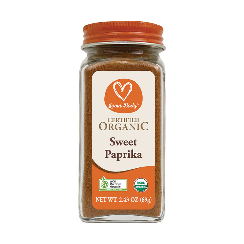 Organic Sweet Paprika 60g by LOVIN' BODY