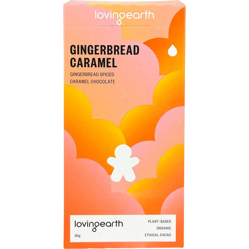 Gingerbread Caramel Chocolate 80g by LOVING EARTH
