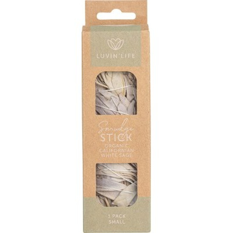 Sage Smudge Stick Small - 1 Pack by LUVIN LIFE