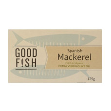 Spanish Mackerel Olive Oil Can 125g by GOOD FISH