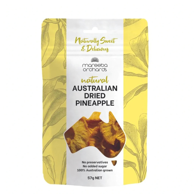 Australian Dried Pineapple 57g by MAREEBA ORCHARDS