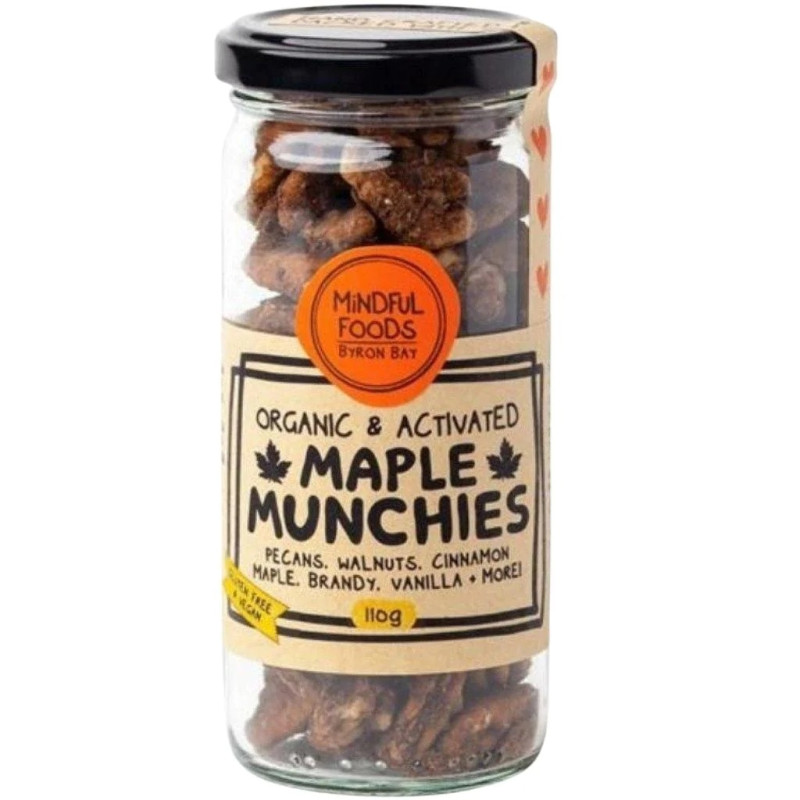 Organic & Activated Maple Munchies 90g by MINDFUL FOODS