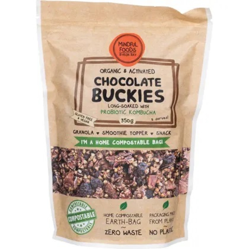 Chocolate Buckies 350g by MINDFUL FOODS