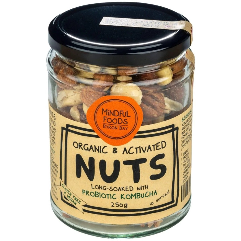 Organic & Activated Premium Mixed Nuts 225g by MINDFUL FOODS