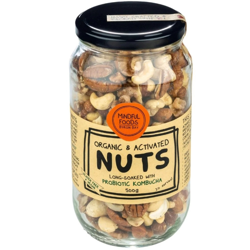 Organic & Activated Premium Mixed Nuts 450g by MINDFUL FOODS