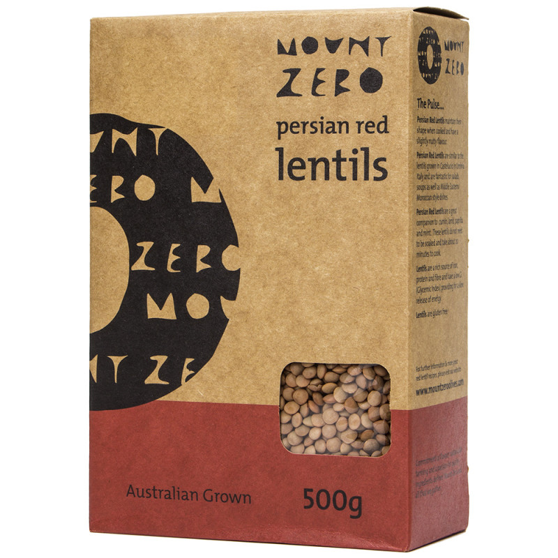 Persian Red Lentils 500g by MOUNT ZERO