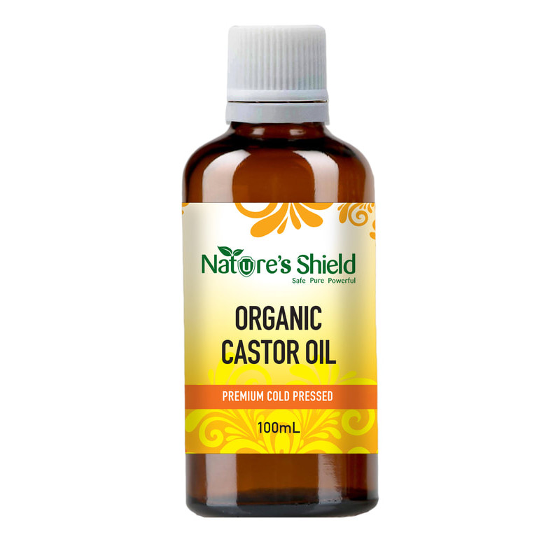 Organic Cold Pressed Castor Oil 100ml by NATURE'S SHIELD