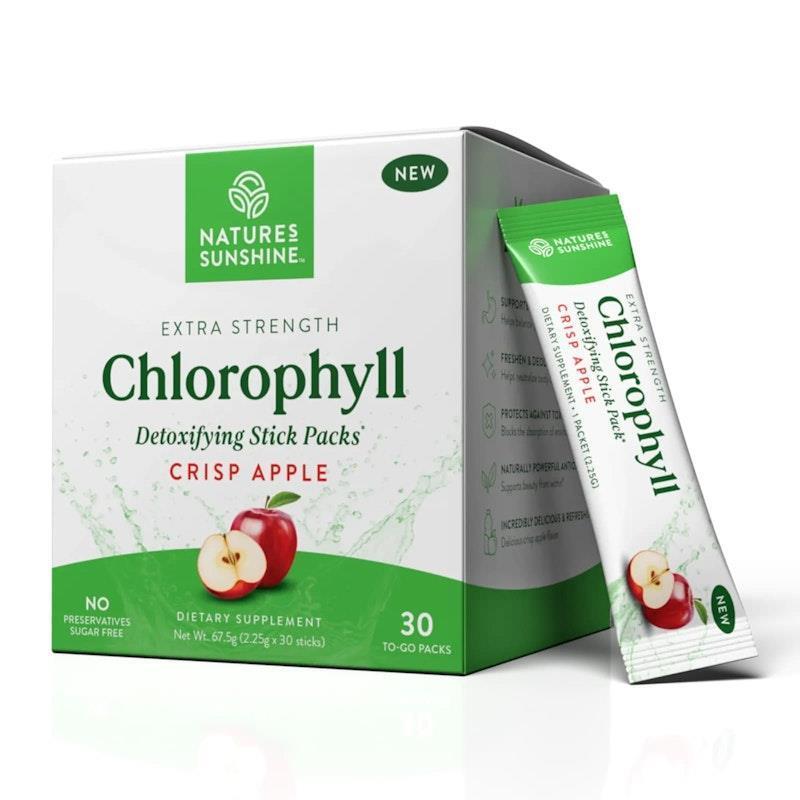 Extra Strength Chlorophyll Sticks (30) Crisp Apple by NATURE'S SUNSHINE