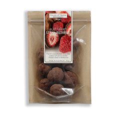 Australian Freeze Dried Cacao Dusted Strawberries 110g by HOUSE OF NESTAR