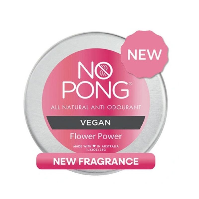 No Pong Vegan Flower Power Deodorant Paste 35g by NO PONG