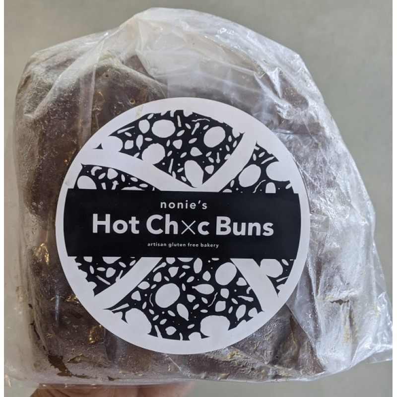 Hot Cross Buns - Chocolate (4 Pack) by NONIE'S