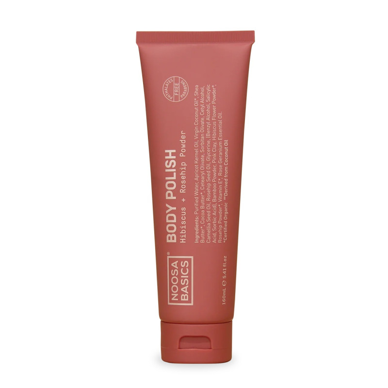 Body Polish - Pink Clay & Hibiscus Powder 160ml by NOOSA BASICS
