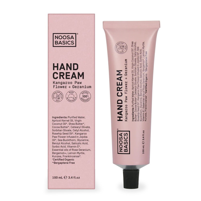 Hand Cream - Kangaroo Paw + Geranium 100ml by NOOSA BASICS