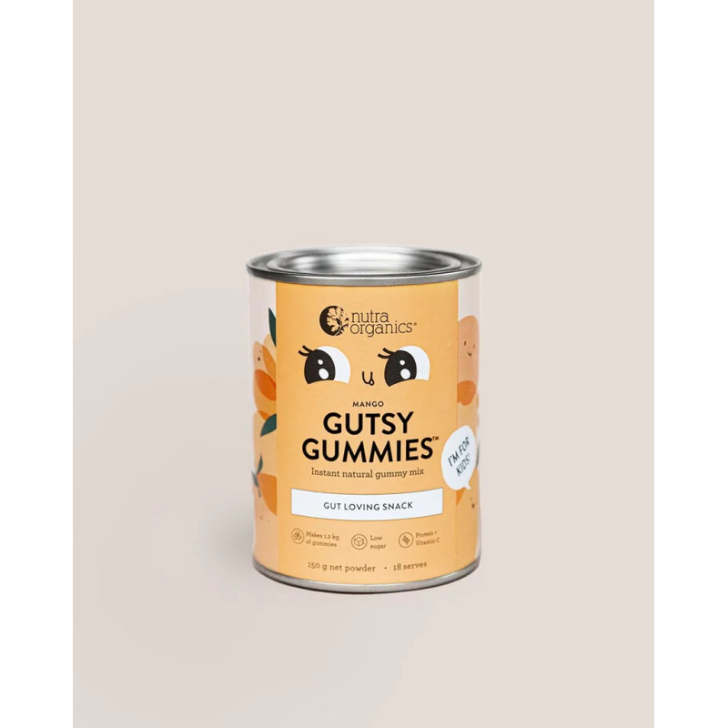 Gutsy Gummies - Mango 150g by NUTRA ORGANICS