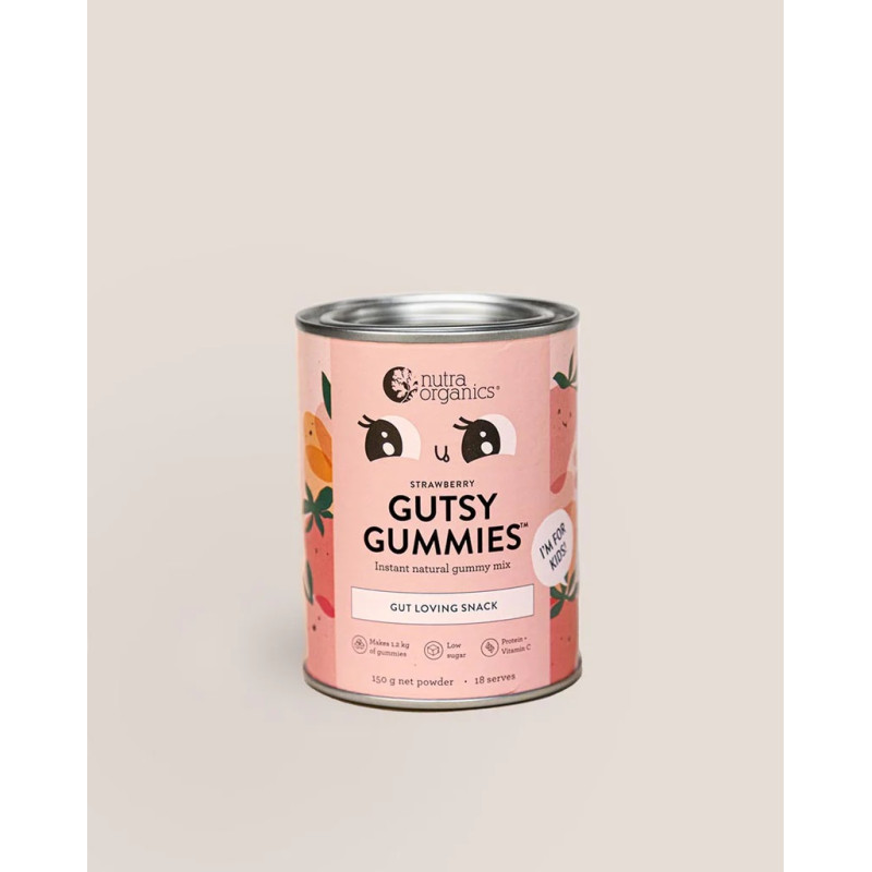Gutsy Gummies - Strawberry 150g by NUTRA ORGANICS