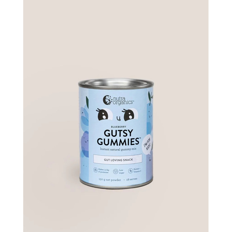Gutsy Gummies - Blueberry 150g by NUTRA ORGANICS