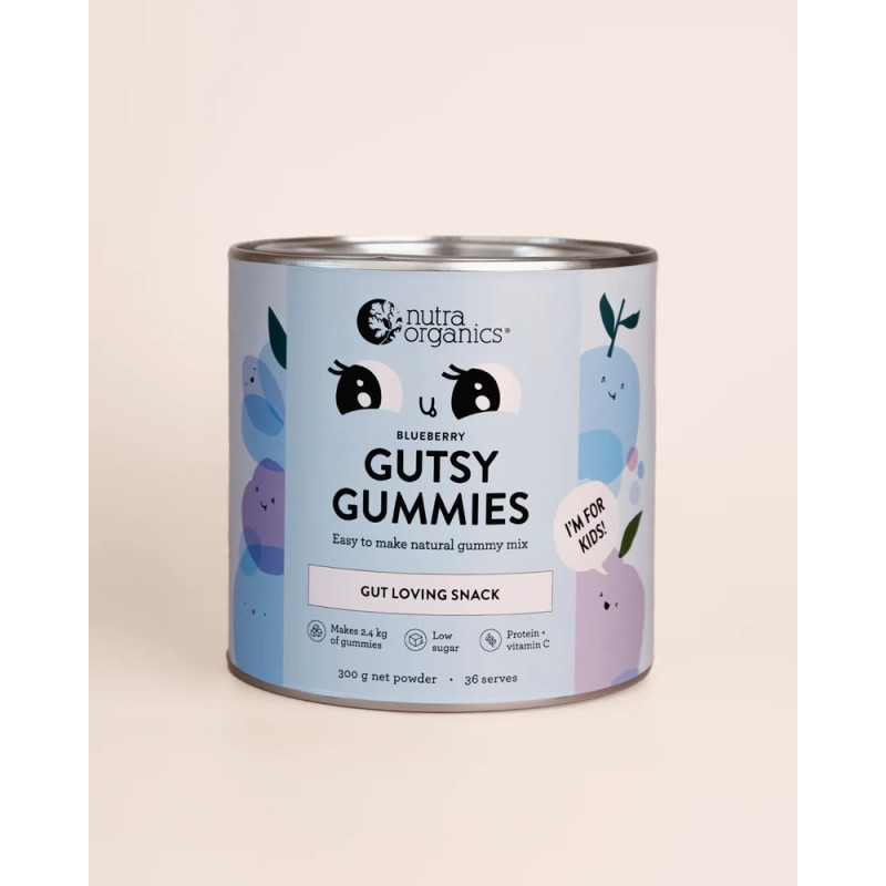 Gutsy Gummies - Blueberry 150g by NUTRA ORGANICS