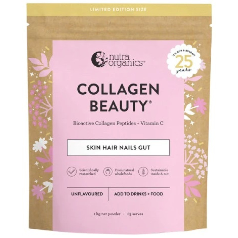 Collagen Beauty With Verisol + C 1kg by NUTRA ORGANICS