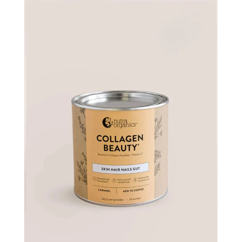 Collagen Beauty Caramel 225g by NUTRA ORGANICS
