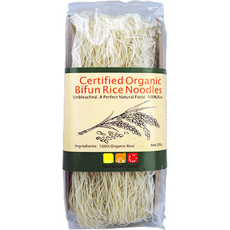 Bifun Unbleached Rice Noodles 200g by NUTRITIONIST CHOICE