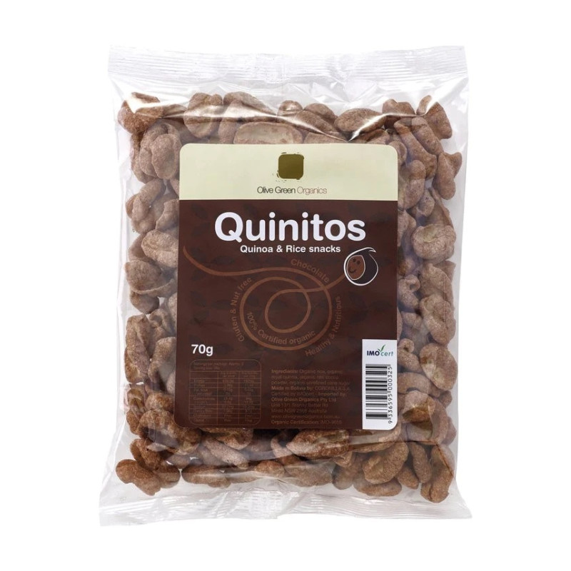 Quinitos Chocolate 70g by OLIVE GREEN ORGANICS