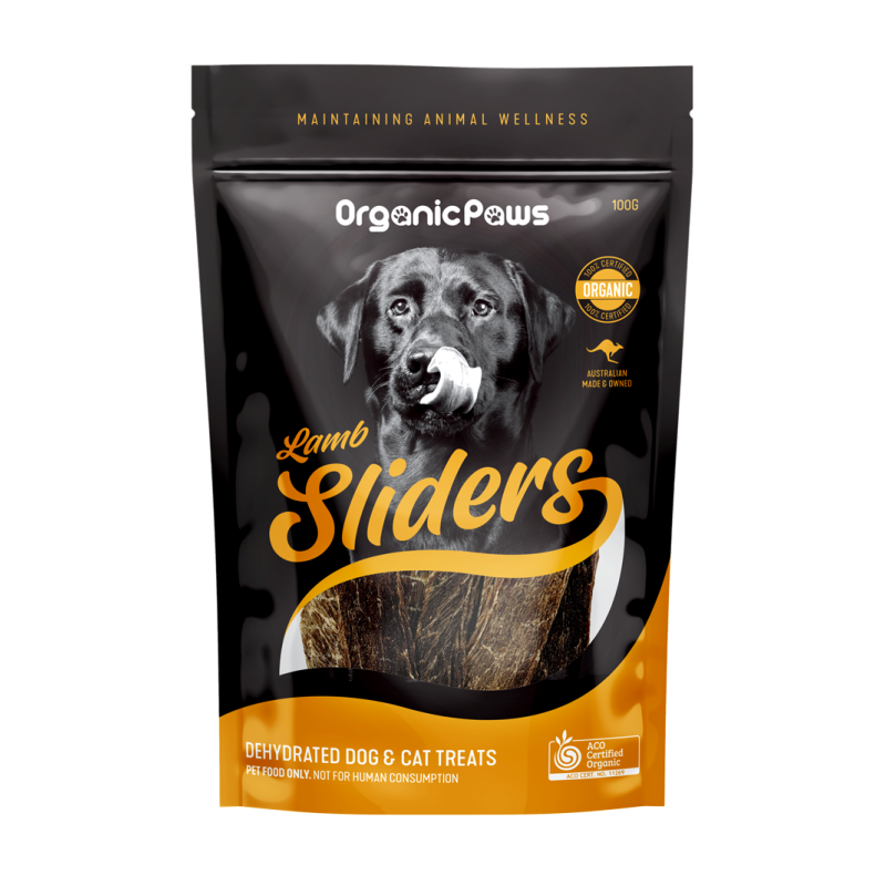 Lamb Sliders 100g by ORGANIC PAWS