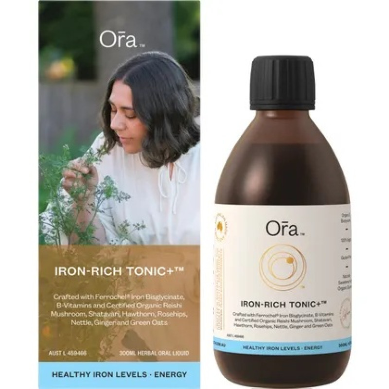 Iron Rich Tonic + Herbal Oral Liquid 300ml by ORA