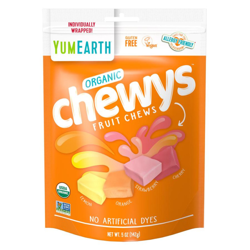 Organic Chewys Fruit Chews 142g by YUM EARTH